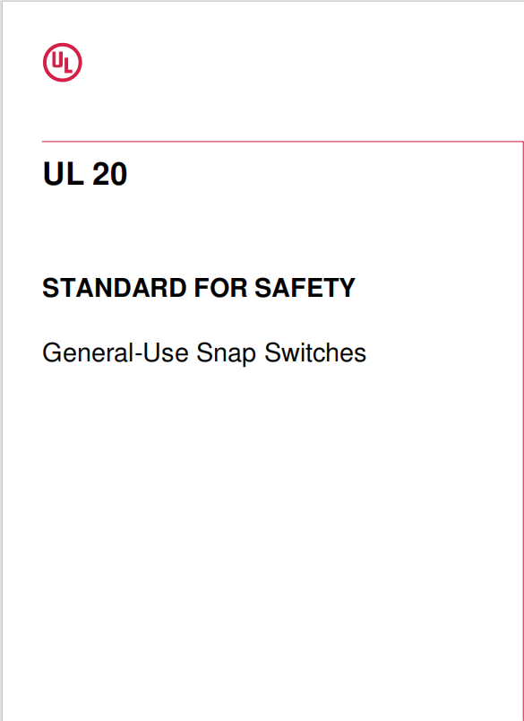 UL 20 PDF UL 20 PDF