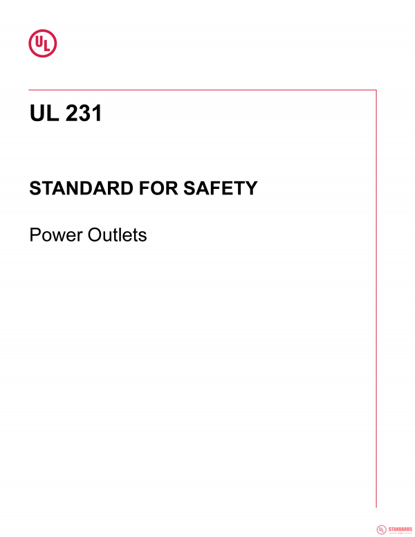 UL 231 PDF