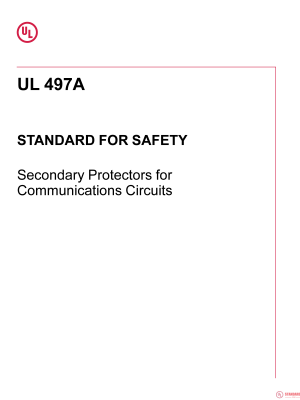 UL 497A PDF