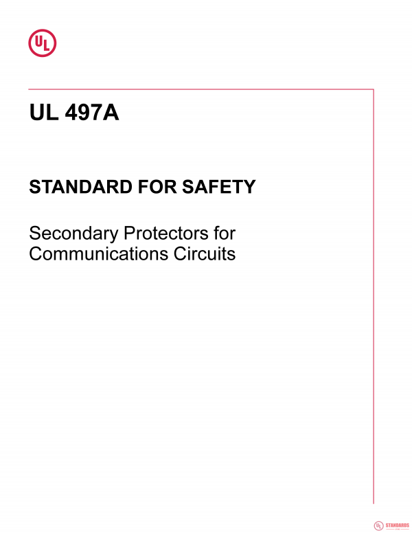 UL 497A PDF