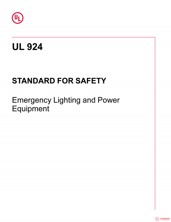 UL 924 PDF