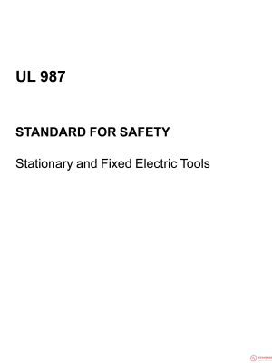 UL 987 PDF UL 987 PDF