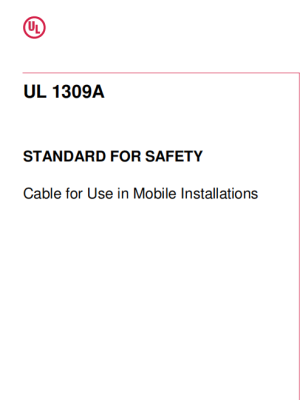 UL 1309A PDF UL 1309A PDF