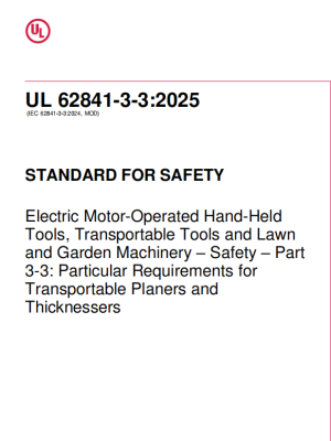 UL 62841-3-3 PDF UL 62841-3-3 PDF