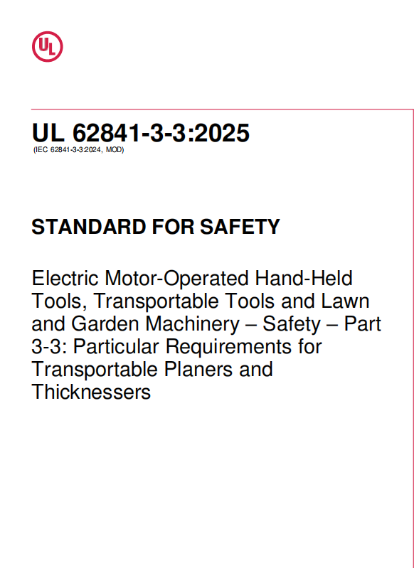 UL 62841-3-3 PDF UL 62841-3-3 PDF