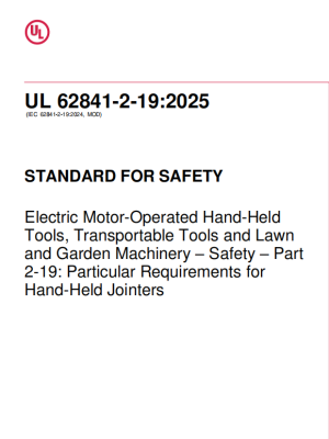 UL 62841-2-19 PDF UL 62841-2-19 PDF