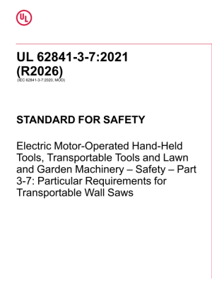 UL 62841-3-7 PDF UL 62841-3-7 PDF
