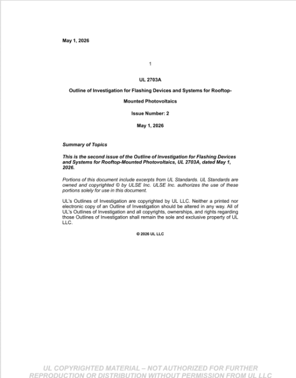 UL 2703A PDF UL 2703A PDF