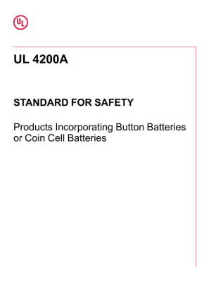 UL 4200A PDF UL 4200A PDF